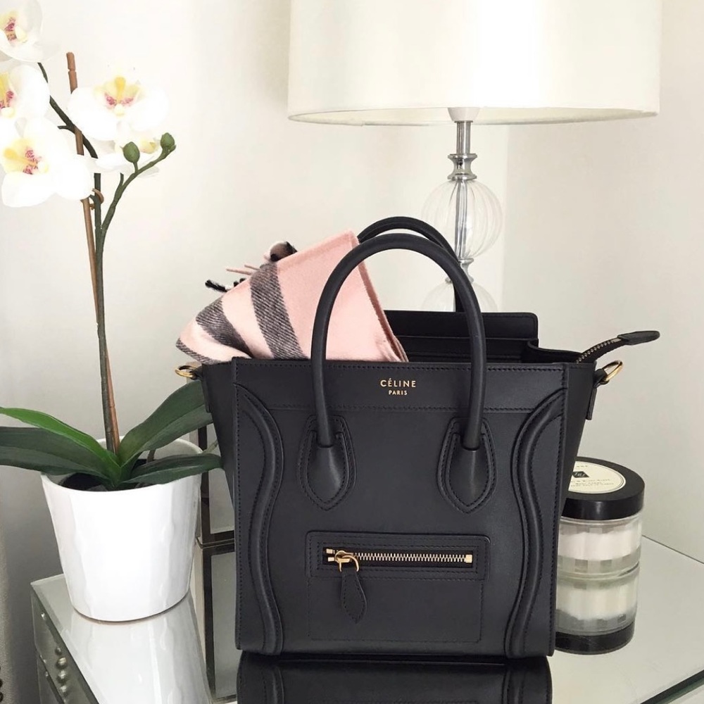 ⛔️SOLD CELINE NANO LUGGAGE BAG IN SMOOTH CALFSKIN
BLACK